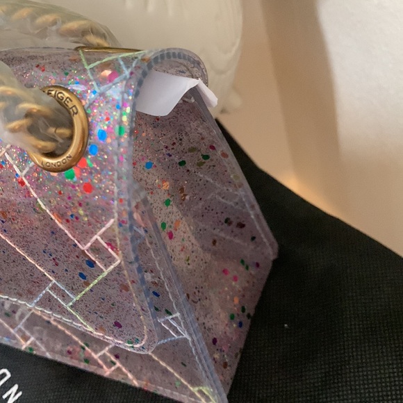 - Kurt Geiger London Mini Kensington Glitter Crossbody Bag - Picture 5 of 17